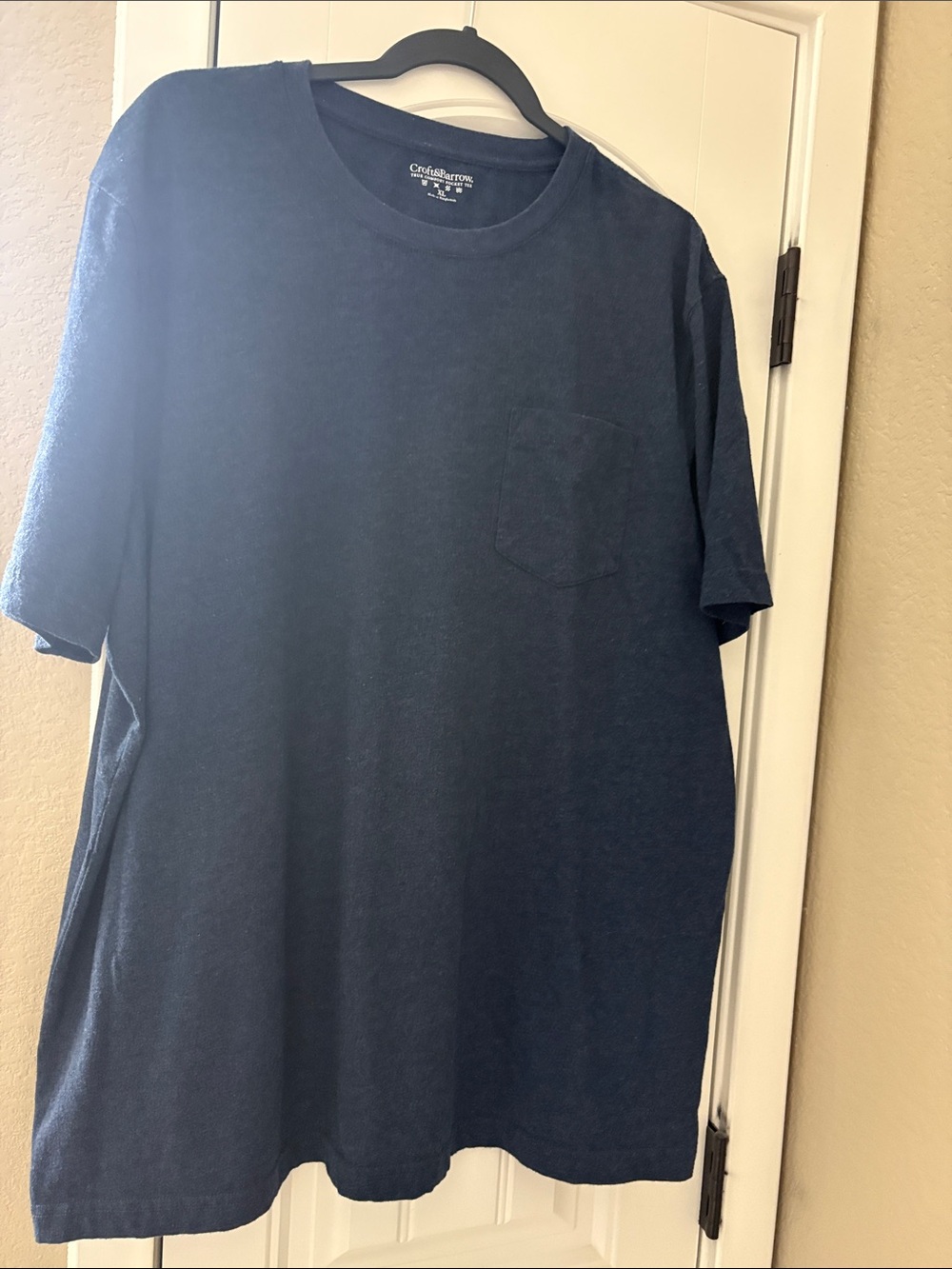 croft & barrow Classic Navy Short Sleeve Pocket Tee